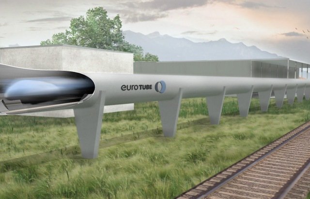 В Швейцарии в следующем году начнут строить линию Hyperloop, в которой капсулы смогут перемещаться со скоростью 900 км/ч