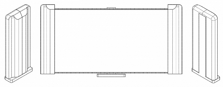 Компания Samsung запатентовала телевизор с экраном OLED, сворачивающимся по горизонтали 