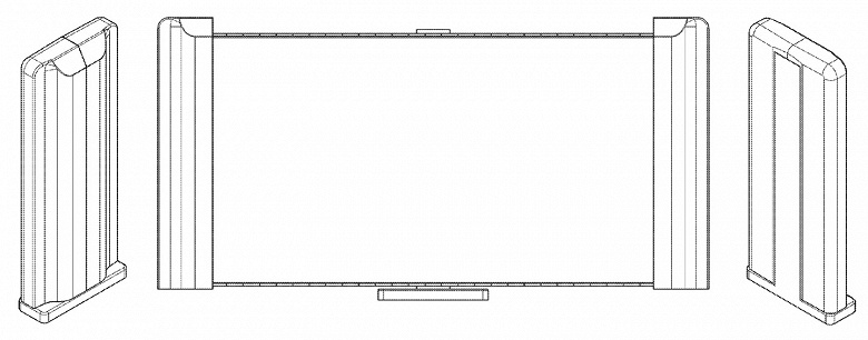 Компания Samsung запатентовала телевизор с экраном OLED, сворачивающимся по горизонтали