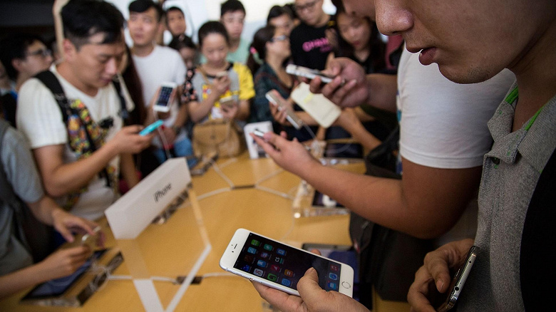 Зафиксировано самое сильное сокращение китайского рынка смартфонов