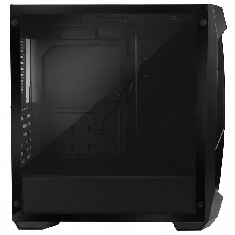 Передняя панель корпуса для игровых ПК Antec DF500 RGB сделана прозрачной