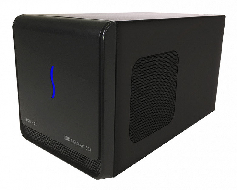 С помощью Sonnet eGFX Breakaway Box 650 можно подключить к ПК внешнюю 3D-карту, включая AMD Radeon RX Vega 64 и Nvidia GeForce GTX 10 