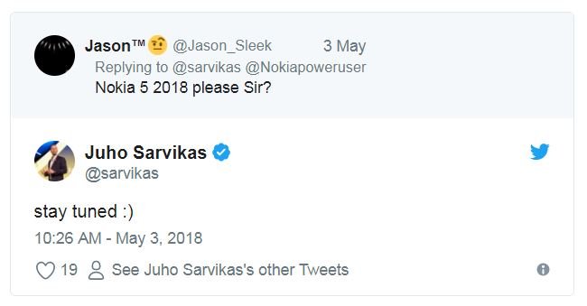 Когда будет представлен смартфон Nokia 5 образца 2018 года &mdash; пока неизвестно