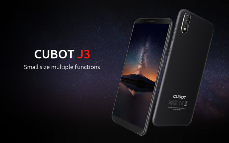 Cubot J3 стал самым доступным смартфоном с функцией распознавания пользователей по лицам