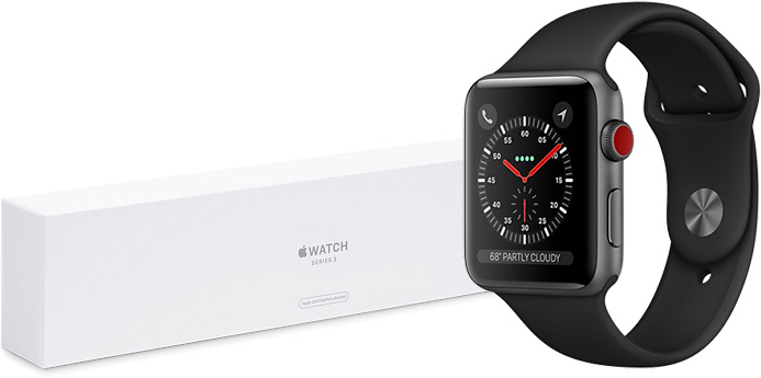 Apple начала продажи восстановленных умных часов Apple Watch Series 3 с модулем LTE