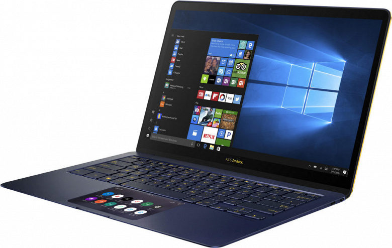 Asus планирует оснастить ноутбуки с Windows 10 аналогом MacBook Pro Touch Bar 