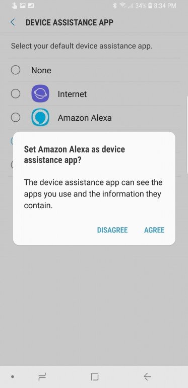 Amazon Alexa можно установить помощником по умолчанию в ОС Android