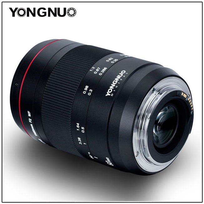 Объектив Yongnuo YN60mm F2 MF предназначен для макросъемки