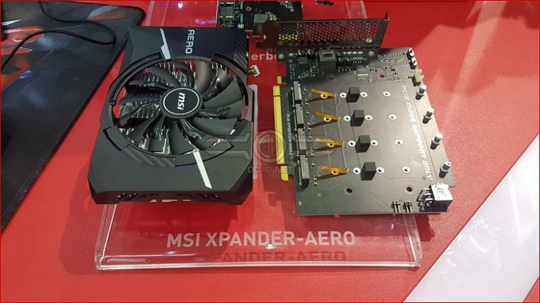 MSI Xpander-Aero — адаптер для подключения четырёх SSD к одному слоту PCIe