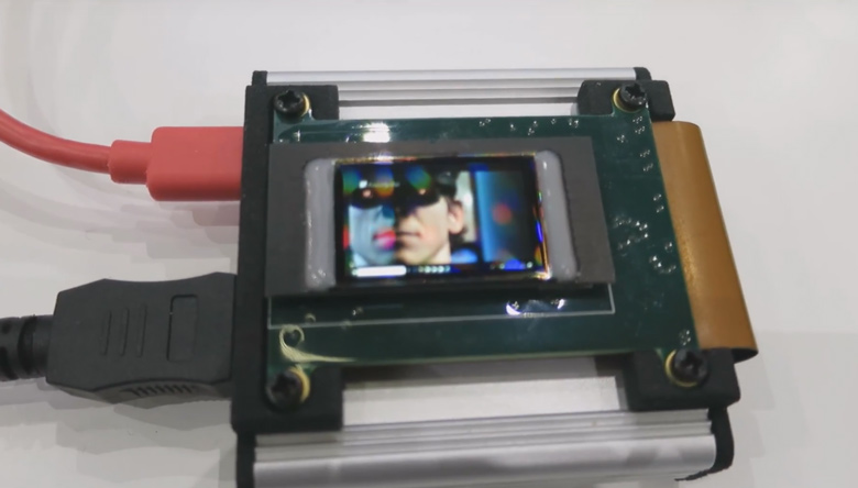 Специалистами Fraunhofer FEP создан микродисплей OLED плотностью 2300 пикселей на дюйм