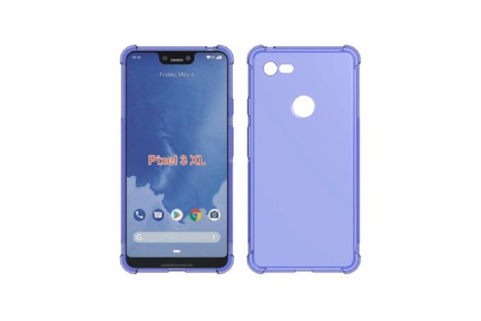 Изображение чехла подтверждает факт наличия у смартфона Google Pixel 3 XL одинарной основной камеры
