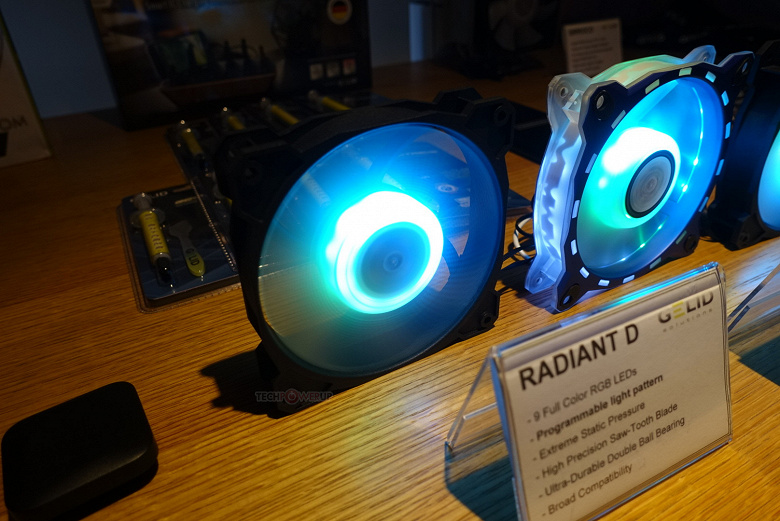 На Computex 2018 показаны вентиляторы GELID Radiant и Radiant D