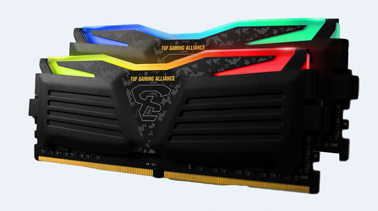 GeIL Super Luce RGB SYNC Series TUF Gaming Alliance — модули памяти, возможно, с самым длинным названием