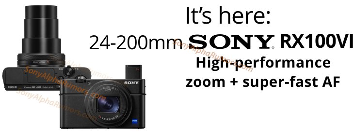 Изображение камеры Sony RX100VI с восьмикратным зумом появилось накануне анонса