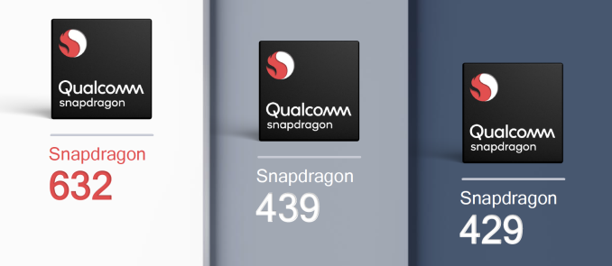 Qualcomm представила SoC Snapdragon 632, 439 и 429