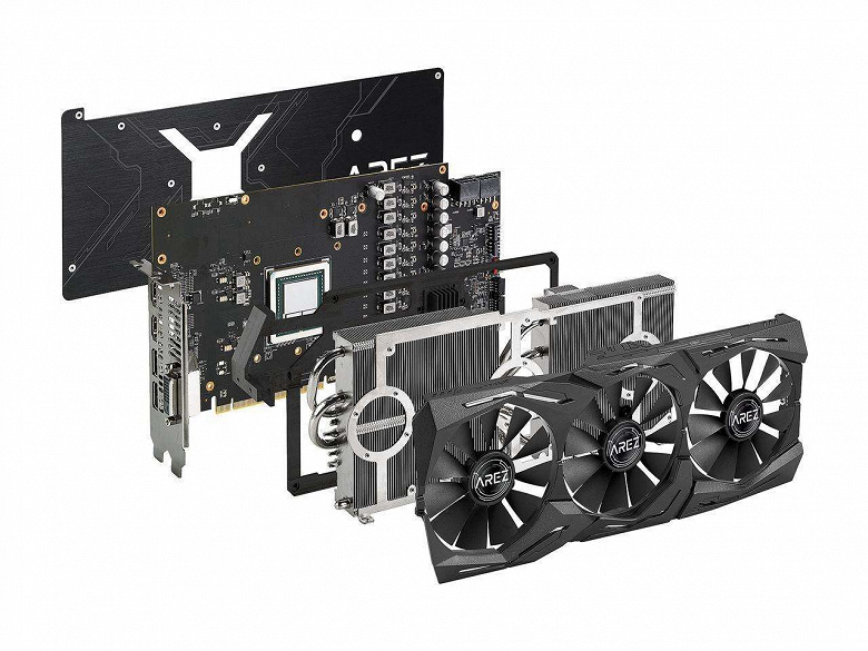 Нереференсная видеокарта Radeon RX Vega 64 Arez Strix поступила в продажу по цене 750 долларов
