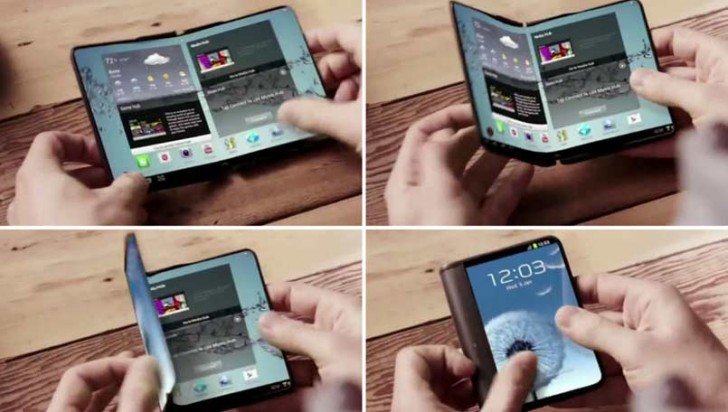 Samsung готова приступить к производству гибких панелей OLED для своего первого складного смартфона