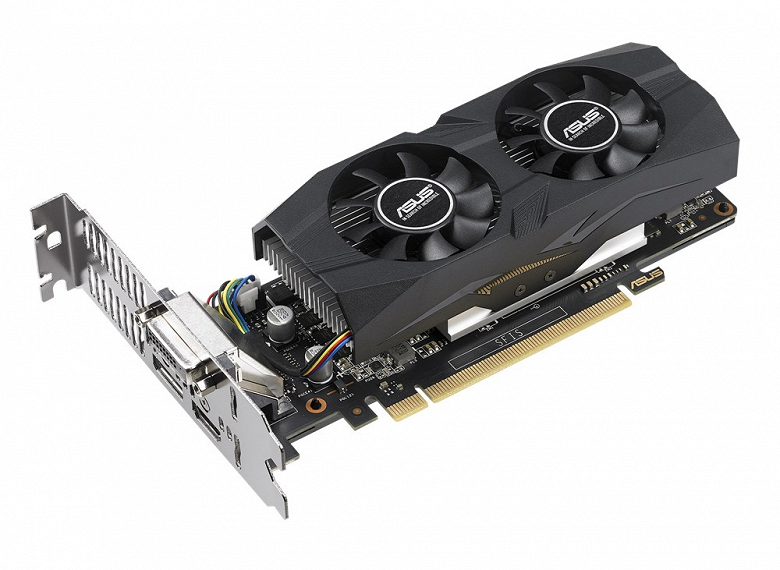 Asus GeForce GTX 1050 Ti OC Edition — низкопрофильная видеокарта с активным охлаждением