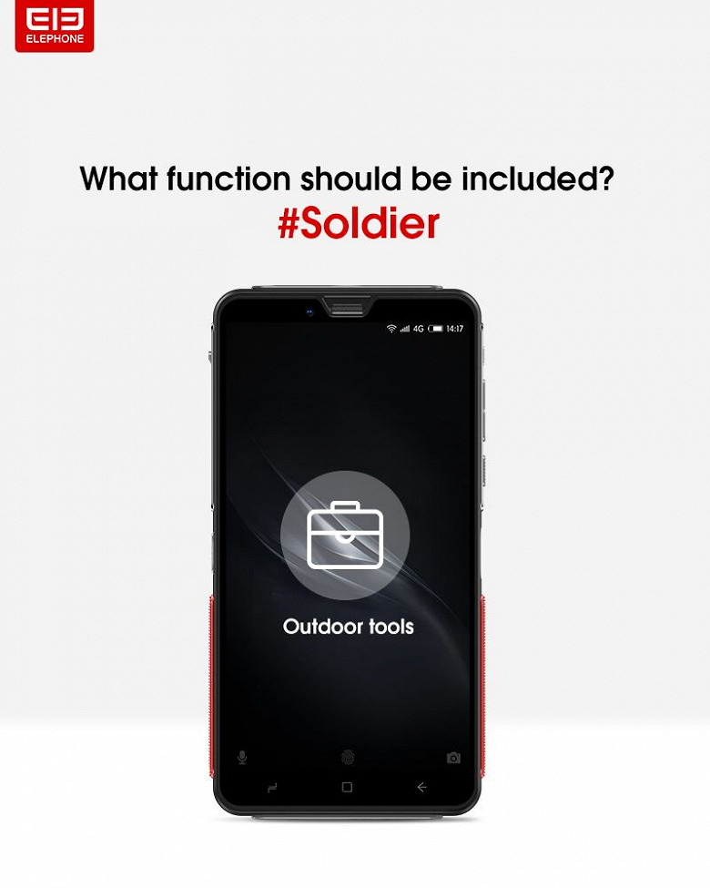 Защищенный смартфон Elephone Soldier получит Helio X30 и аккумулятор емкостью 5000 мА•ч