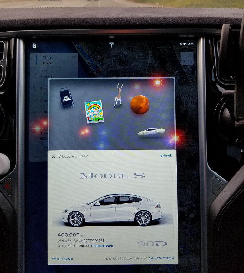 Tesla Model S из сервиса такси Tesloop проехала свыше 640 000 км