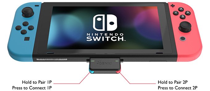 Адаптер Genki позволит подключить к Nintendo Switch сразу две Bluetooth-гарнитуры