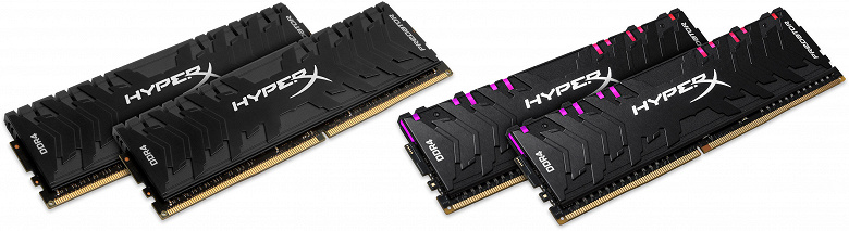 HyperX расширяет линейку модулей памяти Predator DDR4 и Predator DDR4 RGB 