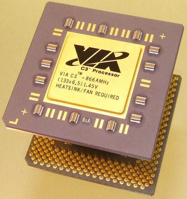 Процессоры VIA C3 можно взломать простой командной строкой 
