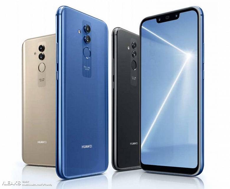 Появились новые рендеры смартфона Huawei Mate 20 Lite