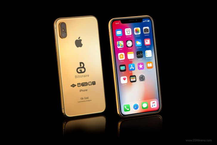 Неанонсированные смартфоны iPhone Х (2018) в золоте доступны для предзаказа за 100 000 фунтов стерлингов