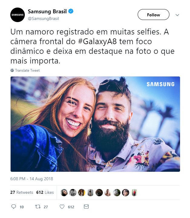 Samsung выдавала стоковое фото, сделанное на профессиональную камеру, за фото с камеры Samsung Galaxy A8 (2018)