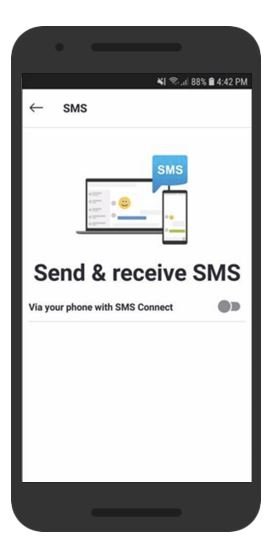 Microsoft тестирует SMS-сервис для Skype на Android