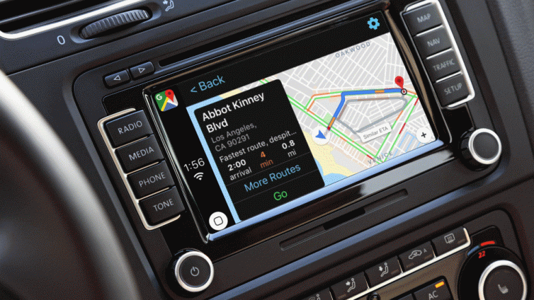 Система Apple CarPlay наконец-то получила поддержку сервиса Google Maps