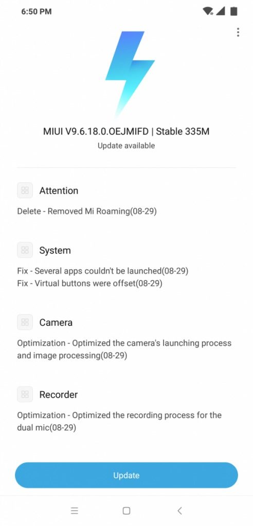 Дешёвый флагман Xiaomi Pocophone F1 получил первое обновление