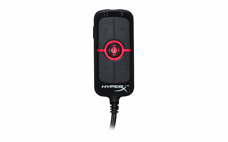 Внешняя звуковая карта HyperX Amp поддерживает звук в формате 7.1