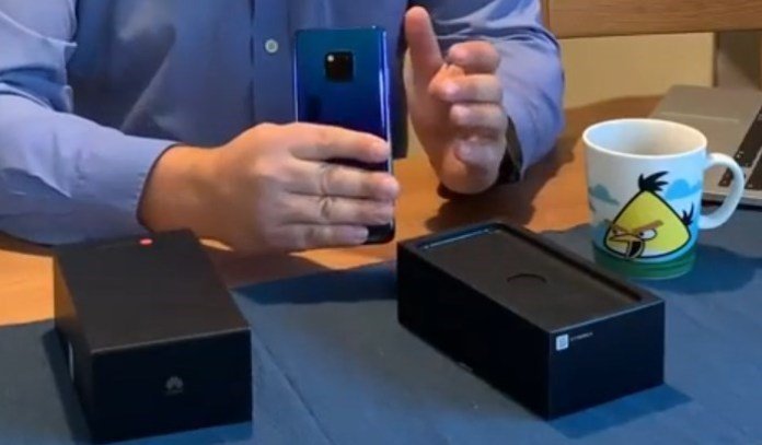 Видео дня: первая распаковка флагманского смартфона Huawei Mate 20 Pro