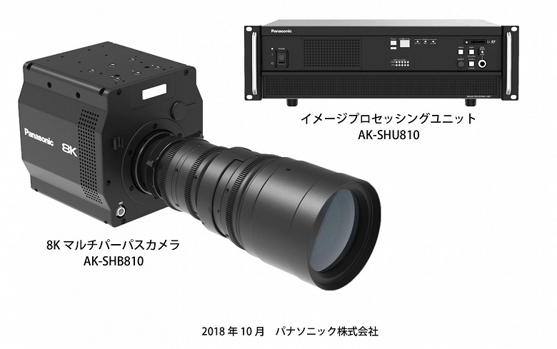 Специалистами Panasonic создан первый в мире органический датчик изображения 8K и видеокамера на его основе