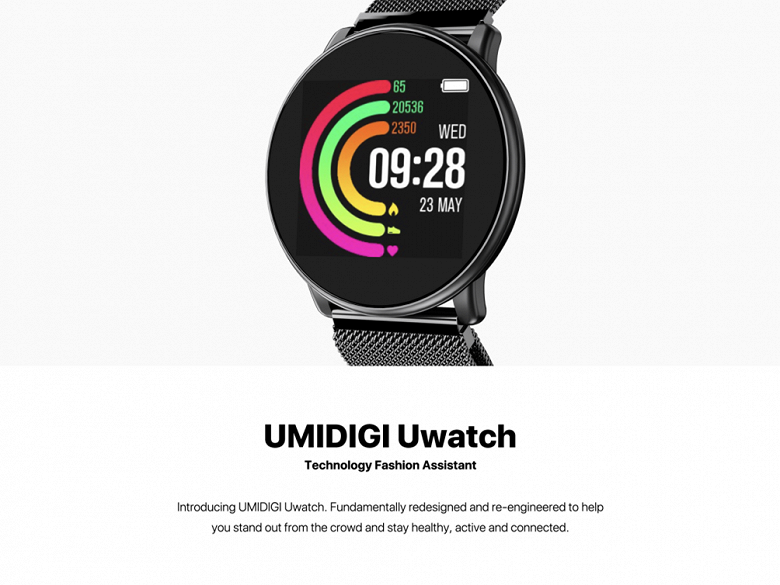 Новые умные часы Umidigi Uwatch стоят всего 25 долларов