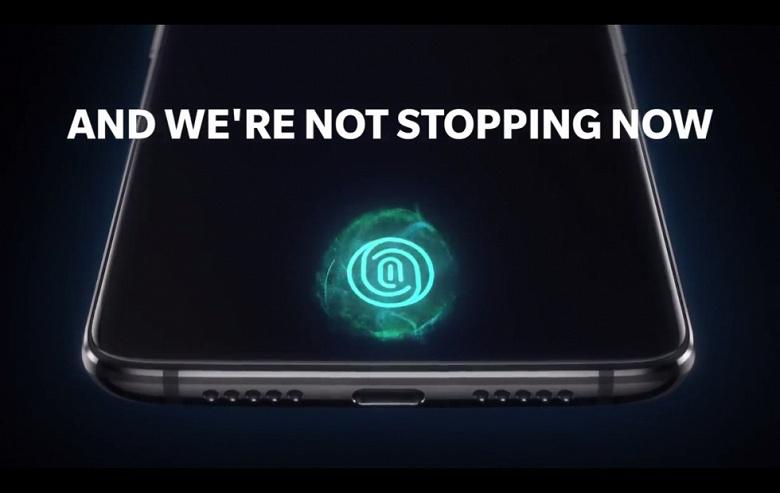 OnePlus показала подэкранный дактилоскопический датчик OnePlus 6T в рекламном видео