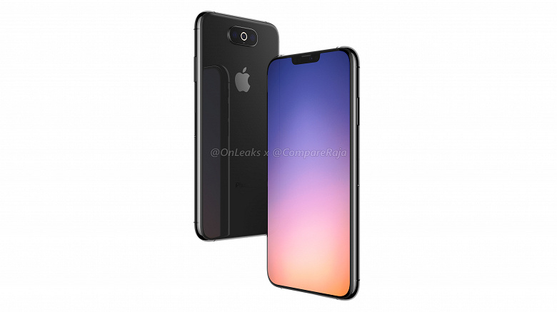 Новые рендеры Apple iPhone XI: вырез вверху экрана сохранен, тройная основная камера ориентирована как в Galaxy S10 &ndash; горизонтально