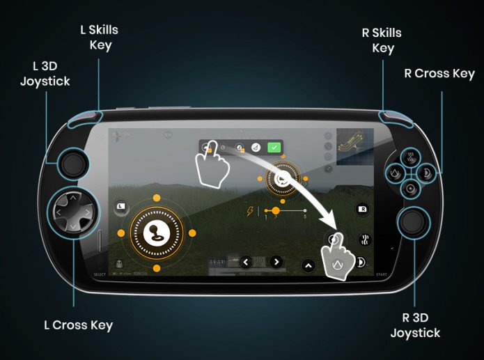 MOQI — игровой смартфон с огромным аккумулятором, который больше похож на портативную приставку