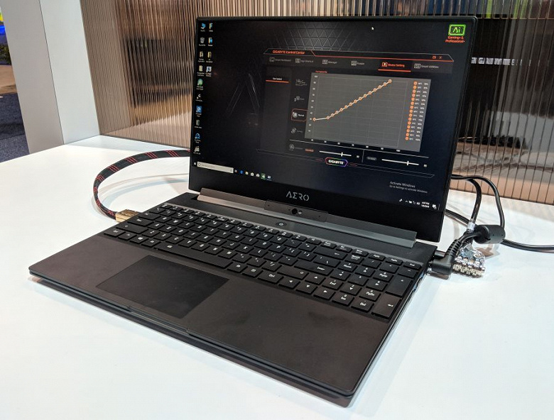 Gigabyte Aero 15 — первый игровой ноутбук с системой искусственного интеллекта