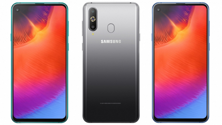 Samsung представила смартфон Galaxy A9 Pro (2019) с отверстием в экране