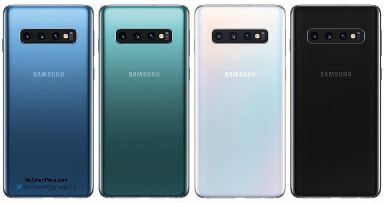 Голубые смартфоны Samsung Galaxy S10 и Galaxy S10e впервые показались на официальных изображениях