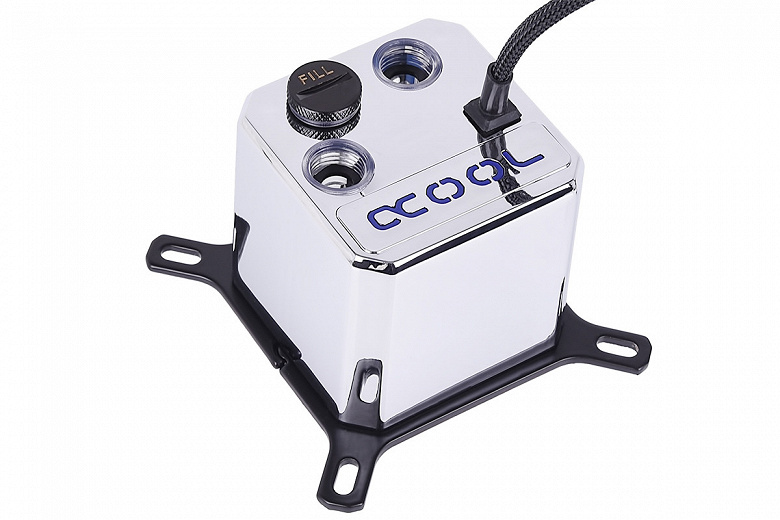 Alphacool Eisbaer Solo Chrome &mdash; процессорный водоблок, объединенный с помпой