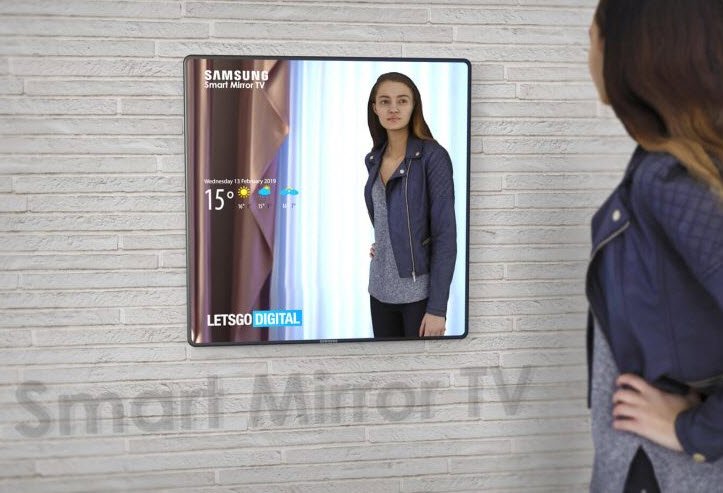 Samsung Smart Mirror TV — умный телевизор, который в выключенном состоянии превращается в зеркало