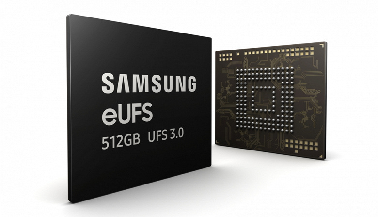 2100 МБ/с для смартфонов. Samsung начала серийный выпуск скоростной флэш-памяти eUFS 3.0 объёмом 512 ГБ