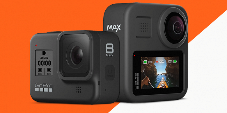 В России стартовали продажи камер GoPro Hero 8 и GoPro Max