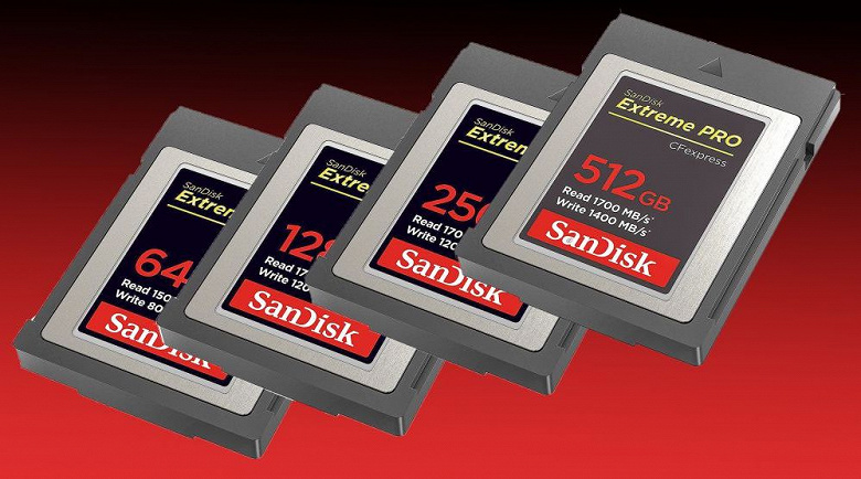Карта памяти SanDisk CFExpress объемом 64 ГБ оказалась несовместима с камерами Nikon Z 6 и Z 7