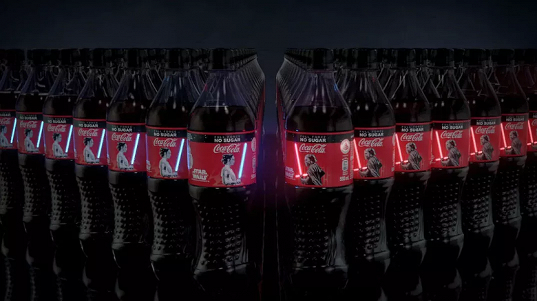 Вышла Coca-Cola с экраном OLED на бутылке