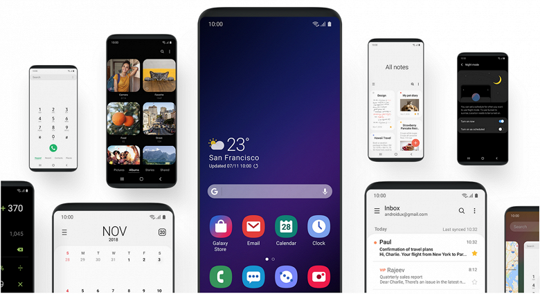 Польские и российские пользователи Samsung Galaxy A8 и A9 (2018) первыми начали получать обновление Android 9 Pie